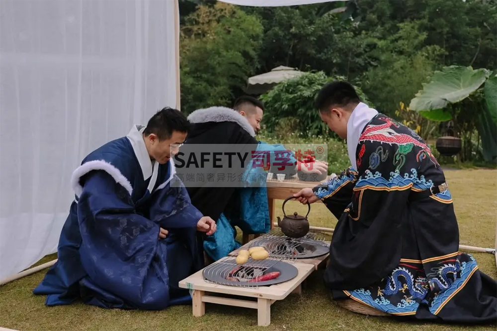 “围炉煮茶”与非遗相互引流，潮流与文化传承并不冲突[精致钢围炉，炭火炉](图2)