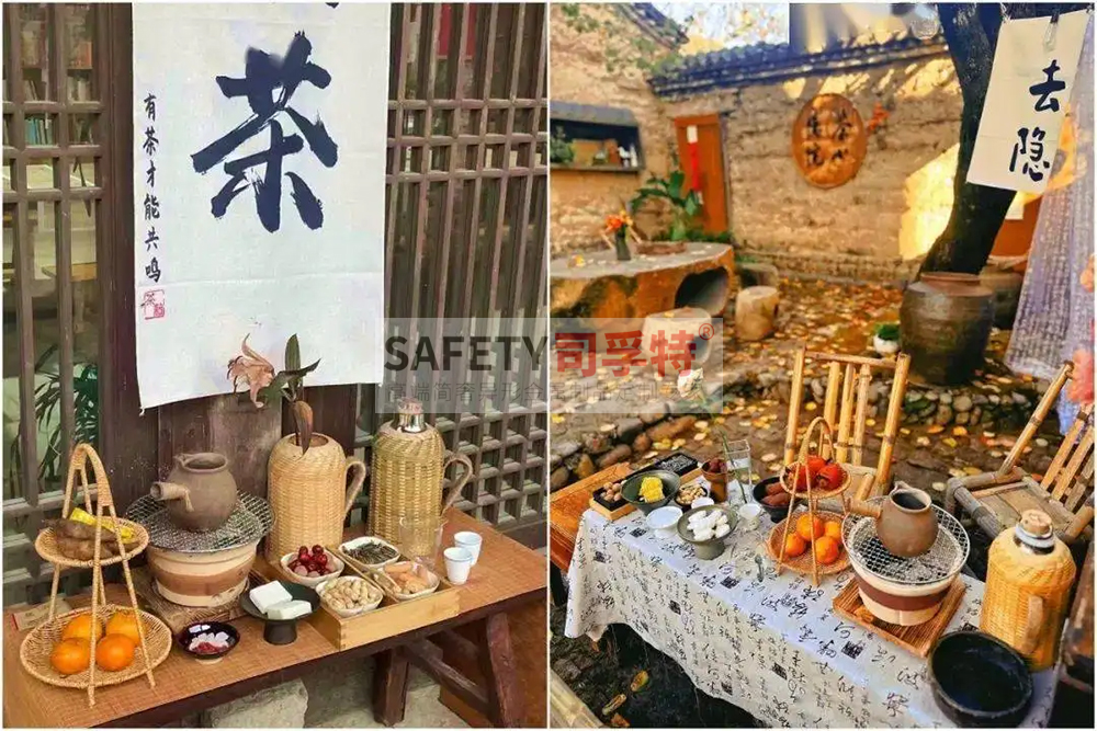 “围炉煮茶”与非遗相互引流，潮流与文化传承并不冲突[精致钢围炉，炭火炉](图4)